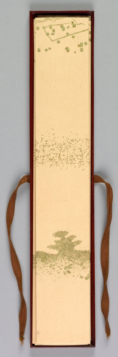 Diktkortboks, 1868-1912. av Kamisaka Sekka