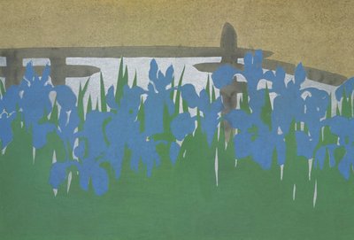 Yatsu-broen, fromomoyogusa av Kamisaka Sekka
