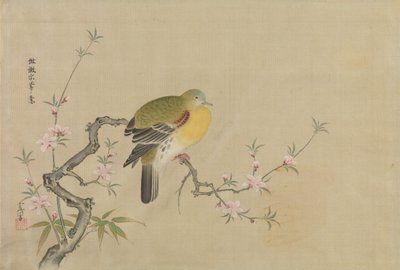 Album med kopier av kinesiske malerier, 1600-tallet. av Kanô Yôboku Tsunenobu