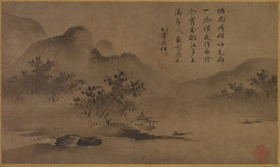Landskap, midten av 1500-tallet. av Kano Motonobu