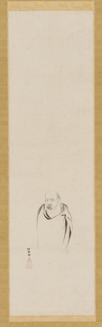 Bodhidharma, Edo-perioden, 1600-tallet. av Kanō Tan’yū