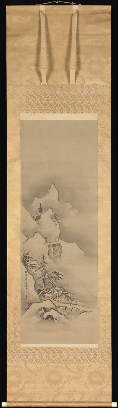 Vinterlandskap, 1662. av Kanō Tan’yū