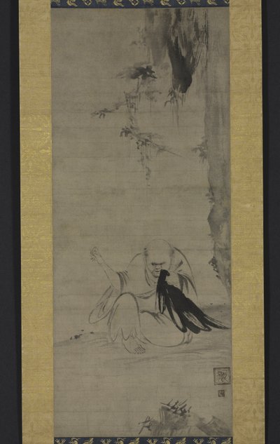 Choyo: Monk Sewing under Morning Sun, ca. 1350 eller tidligere av Kaō