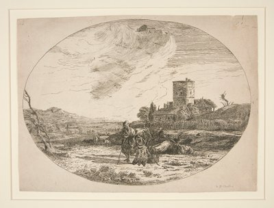 Bukolisk landskap av Karel Dujardin