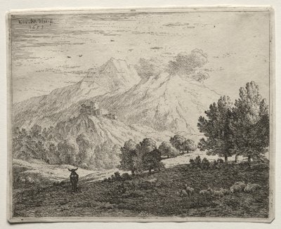 De fire fjellene. av Karel Dujardin