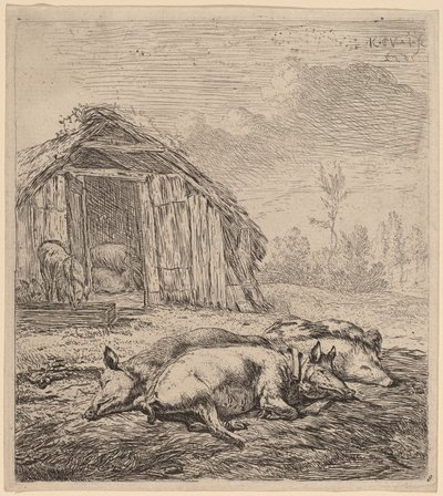 Tre griser av Karel Dujardin