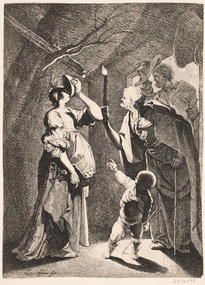 Ceres hånet av Stellio av Karel van III Mander