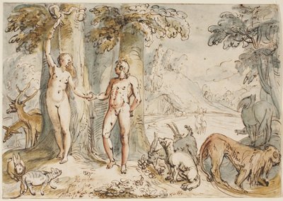 Menneskets fall av Karel van Mander I