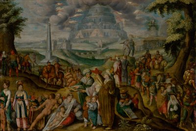 Tungeforvirringen, 1600-tallet. av Karel van Mander the Elder