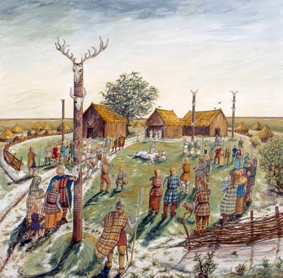 Danebury Hill Fort, c2nd century BC, c1990-2010 av Karen Guffogg