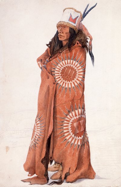 Noen ganger, Hidatsa-mannen av Karl Bodmer