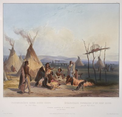 Begravelsesstillas av Karl Bodmer