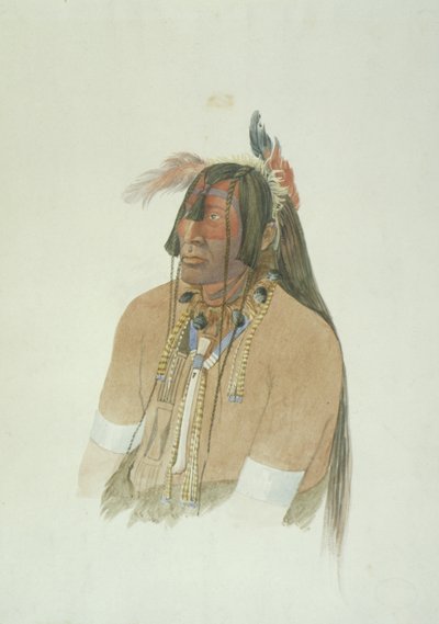 Uidentifisert mann av Karl Bodmer