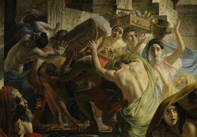 Detalj av Pompeii siste dag (av Karl Bryullov, 1833, Russian Museum) av Karl Pavlovich Bryullov