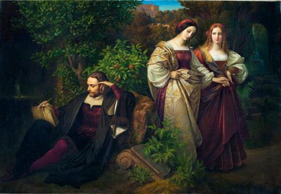 Torquato Tasso og de to Leonorene av Karl Ferdinand Sohn