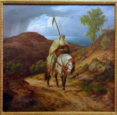 Tilbakevendende korsfarer av Carl Friedrich Lessing