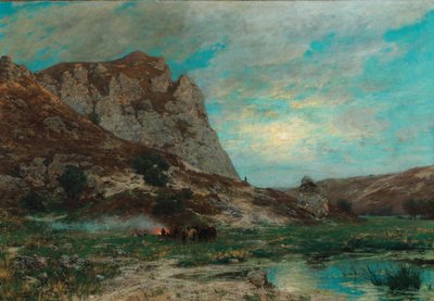 Soldater i ro av Carl Friedrich Lessing