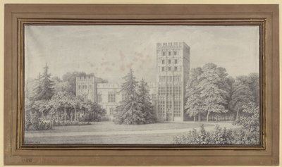 Berlin. Kavalerhuset på Påfugløya. Utsikt av Karl Friedrich Schinkel