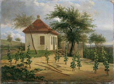 Paviljong på Dr. Körners vingård nær Loschwitz av Karl Gottfried Traugott Faber