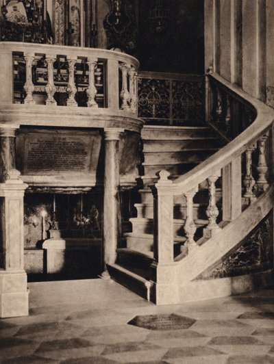 Grotte av Jeremiah (s/hvitt bilde) av Karl Grober