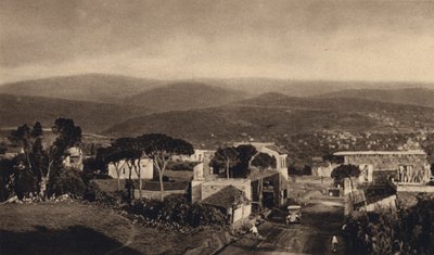 Utsikt over Beirut (s/hvitt bilde) av Karl Grober