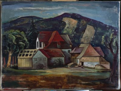 Das Gehöft von Karl Hofer