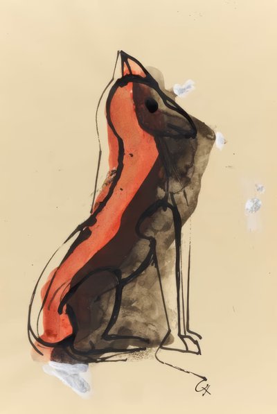 Fabel - råte av Karl Hofer