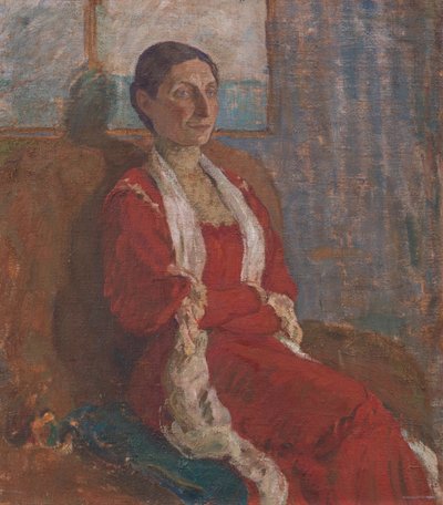 Portrett av fru Bertha Brandstrup av Karl Isakson