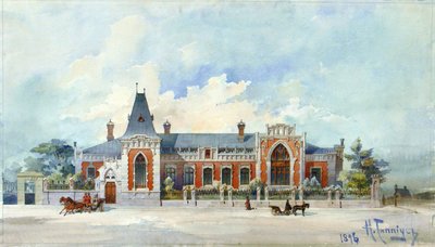 Huset til Alexey Alexandrovich Bakhrushin i Moskva, 1896 av Karl Karlovich Gippius