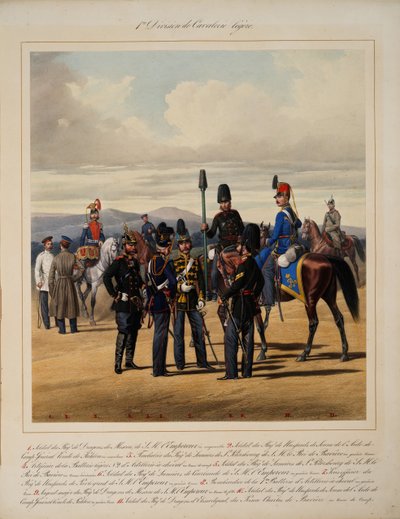 Første lette kavaleridivisjon, 1867 av Karl Karlovich Piratsky