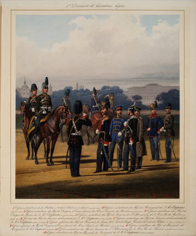 Første lette kavaleridivisjon, 1867 av Karl Karlovich Piratsky