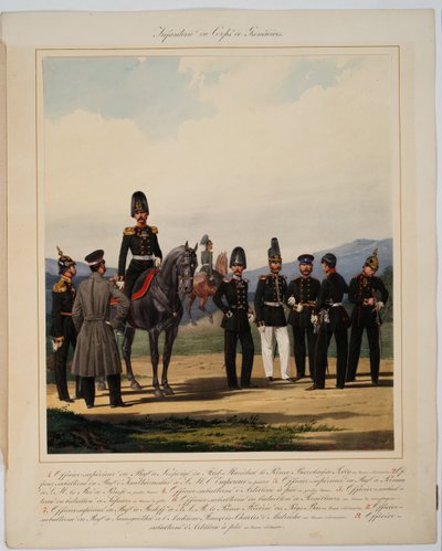 Infanteri av det russiske keiserlige grenaderkorpset, 1867 av Karl Karlovich Piratsky