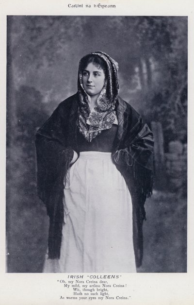Irske "Colleens" (s/hvitt-bilde) av Karl Karlovich Piratsky