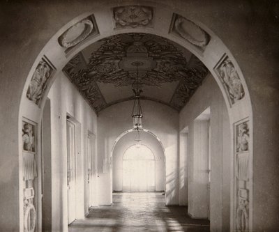 Museum of the Imperial Pushkin Lyceum i St. Petersburg, Russland, 1910-tallet. av Karl Kubesch