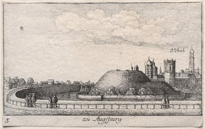Noen interessante steder...: Plate 5, Augsburg av Karl Ludwig Bernhard Buchhorn