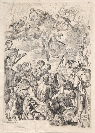 St. George forbereder seg på sitt martyrium av Karl Ludwig Bernhard Buchhorn
