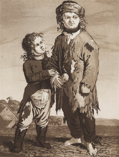De unge tiggere av Karl Ludwig Bernhard Buchhorn