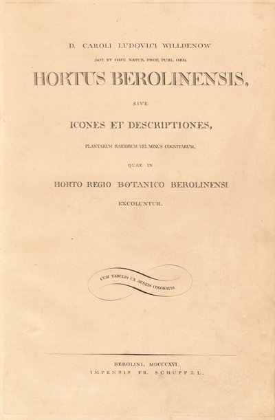 Hagen til Berlin av Karl Ludwig Willdenow