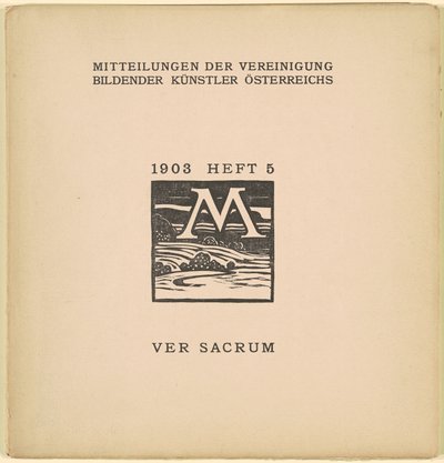 Ver Sacrum [6. år, utgave 5, mars 1903] av Karl Muller