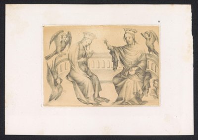 Kroning van Maria Design og studier av en nederlandsk mester fra 1400-tallet. Århundre. Basert på originalene oppbevart i det kongelige bibliotek i Berlin (serietittel) av Karl Palzow