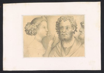 Mannen en ung kvinne Design og studier av en nederlandsk mester fra 1400-tallet. Århundre. Basert på originalene oppbevart i det kongelige bibliotek i Berlin (serietittel) av Karl Palzow