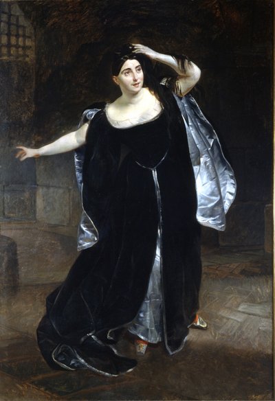 Giuditta Pasta (1797-1865) og "Anne Boleyn" (Anne de Boleyn (Anna eller Ann Bolin og Anne Bullen) av Karl Pavlovich Bryullov
