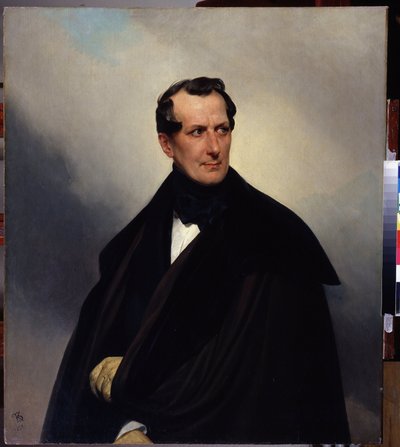 ""Portrett av grev Vladimir Musin-Pushkin (Musin Pushkin) (1798-1854)"" Maleri av Karl Pavlovich Briullov (Bryullov) (1799-1852) 1830 Regionalt kunstmuseum Arkhangelsk Russland av Karl Pavlovich Bryullov