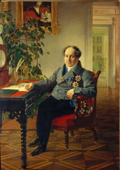 Portrett av prins Alexander Nikolajevitsj Golitsyn 1773-1844, 1840 av Karl Pavlovich Bryullov