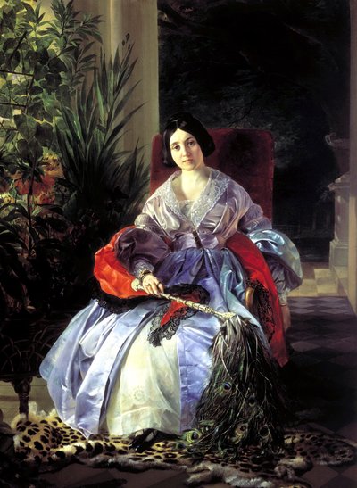 Portrett av prinsessene Elizaveta Pavlovna Saltykov, 1841. av Karl Pavlovich Bryullov