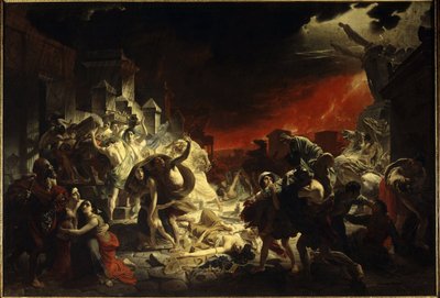 Den siste dagen i Pompeii av Karl Pavlovich Bryullov