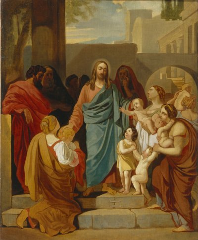 Kristus velsigner barna, 1824 av Karl Pavlovich Bryullov