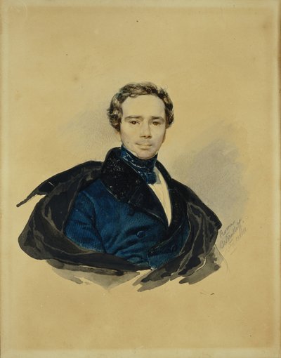 Portrett av grev Fjodor Fjodorovich Golitsyn 1794-1854, 1833 av Karl Pavlovich Bryullov