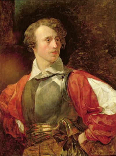 Portrett av Vladimir Samoilov som Hamlet av Karl Pavlovich Bryullov