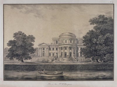 Yelagin-palasset i St. Petersburg, 1823 av Karl Petrovich Beggrov